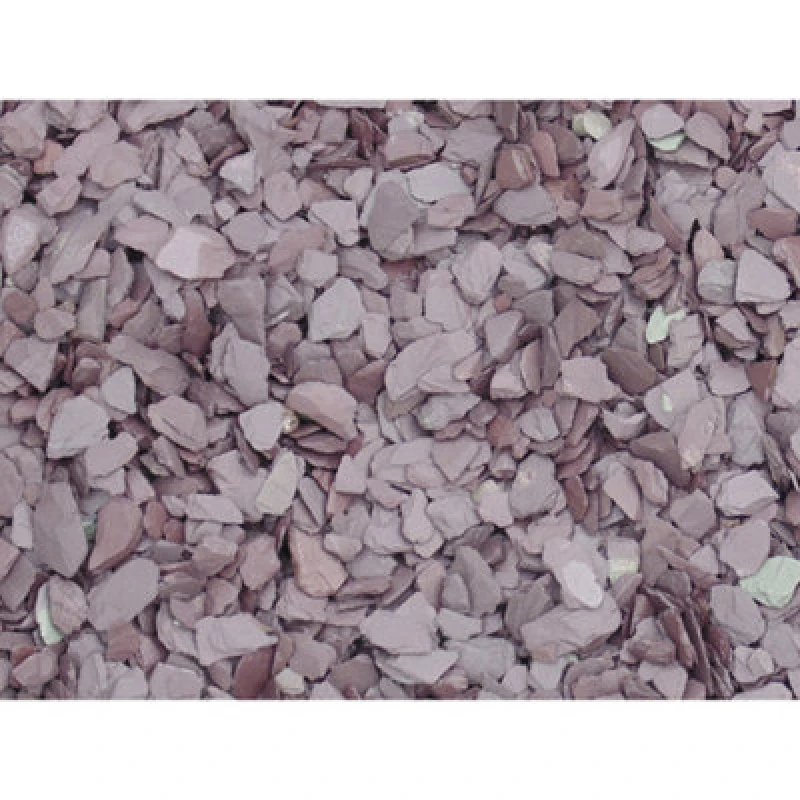 Image of Deco-pak 40mm Plum Slate Aggregate Bulk Bag - 850 Kg - L100 X W100 X H80 Cm