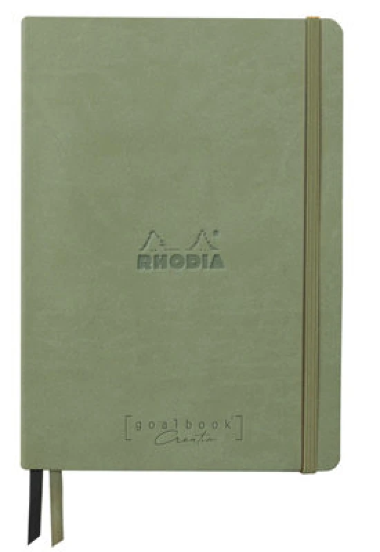 Image of Clairefontaine Rhodiarama Creation Dot Goalbook 160 Pages A5 Green 194446C