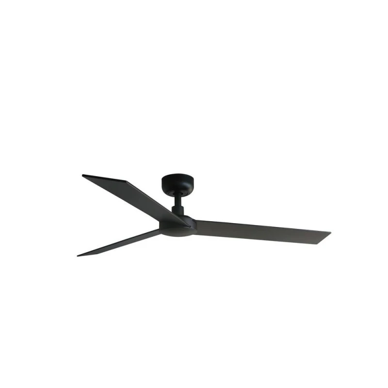 Image of Netlighting Rudder Large Black Walnut DC Ceiling Fan 6 Speed Black Unisex
