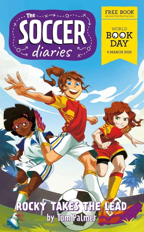 Image of The Soccer Diaries Rocky Takes the Lead World Book Day 2025 Tom Palmer Collection Tom Palmer Books