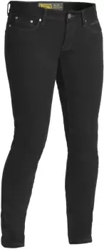 Image of Lindstrands Fide Ladies Motorcycle Jeans, black, Size 40 for Women, black, Size 40 for Women