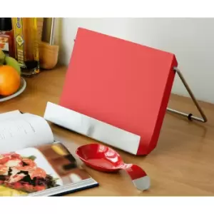 Image of Red Enamel Recipe Stand - Premier Housewares
