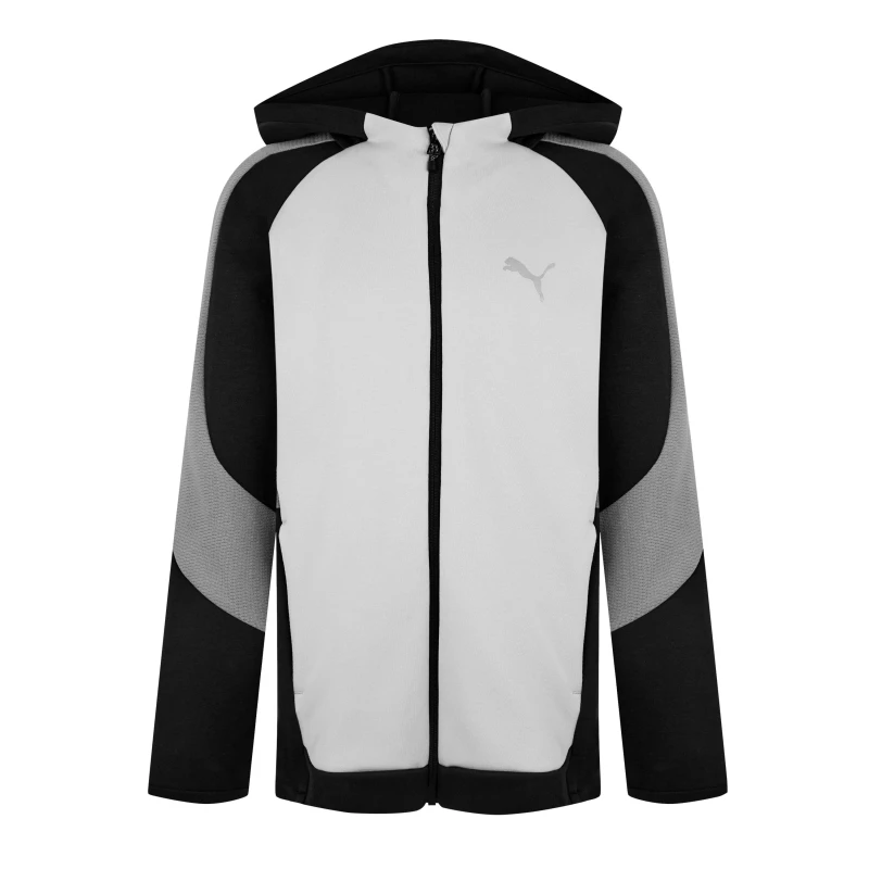 Image of Puma Evostripe Full Zip Hoodie Juniors - Black 7 - 8 Years