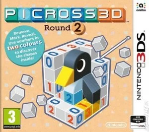 Image of Picross 3D Round 2 Nintendo 3DS Game