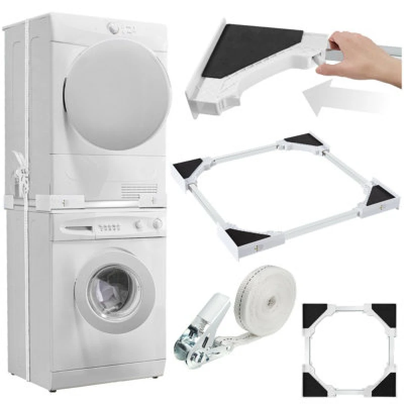 Image of Tectake Connection Frame Parret - Adjustable, Including Ratchet Rope - Silver