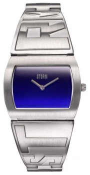 Image of STORM Womens XIS Lazer Blue Stainless Steel Bracelet Watch