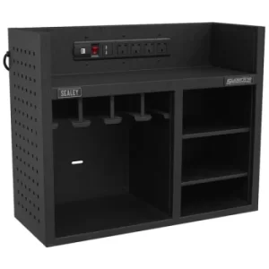 Image of Power Tool Storage Rack 760mm with Power Strip