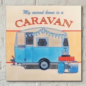 Image of Tile 8x8 My Second Home By Martin Wiscombe Wall Art