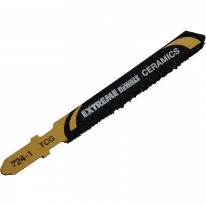 Image of DEWALT T130RIFF Ceramic Cutting Jigsaw Blade Pack of 1