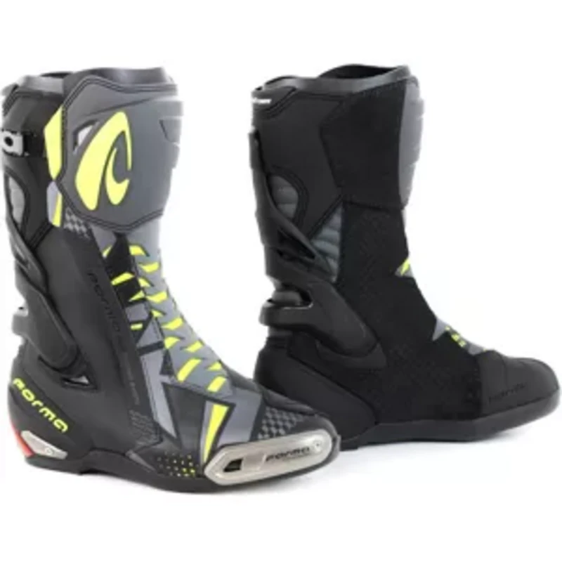 Image of Forma Phantom Black Yellow Boots Size 43