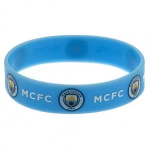 Image of Manchester City FC Silicone Wristband