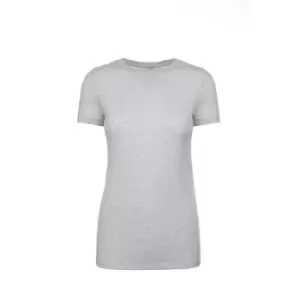 Image of Next Level Womens/Ladies Tri-Blend T-Shirt (M) (Heather White)