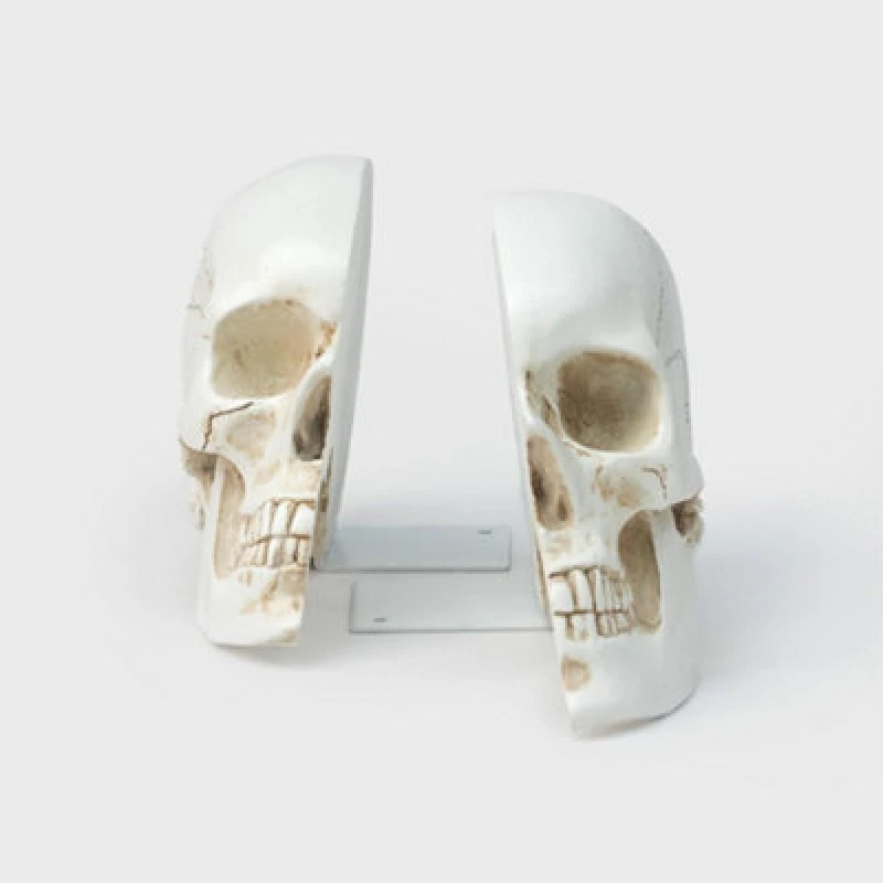 Image of Suck UK Skull Design Book Shelves & Storage Multi unisex