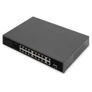Image of Digitus DN-95355 Network switch 16 ports 10 / 100 MBit/s PoE