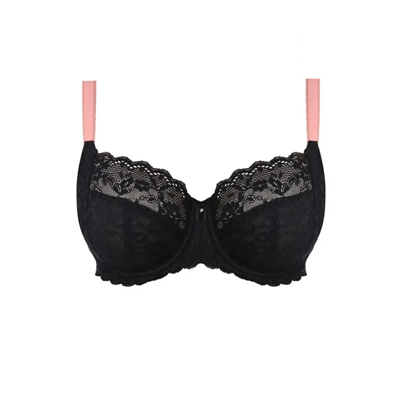 Image of Freya Womens underwired side-reinforced bra Freya Offbeat Noir Female 95G