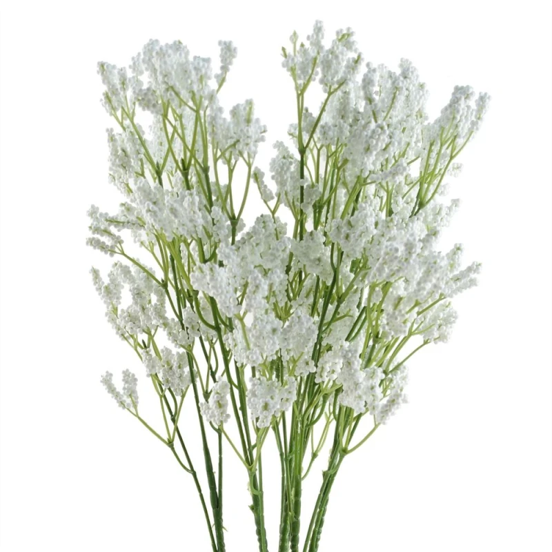 Image of Leaf Pack of 6 x 65cm Artificial Gypsophilia Spray