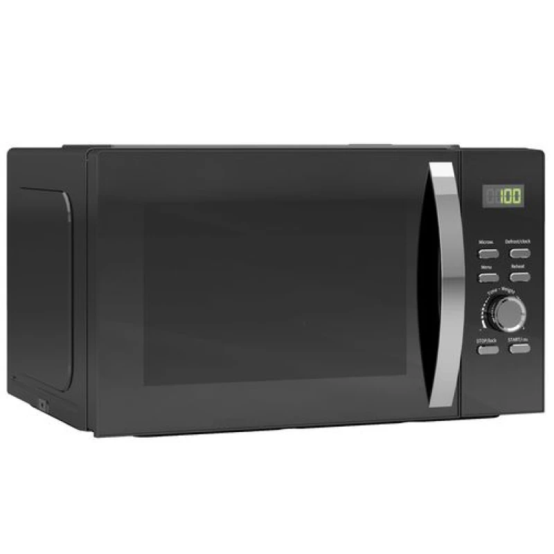 Image of HOMCOM 23L 800W Microwave Oven with Digital Display, Auto Cook, Black Black