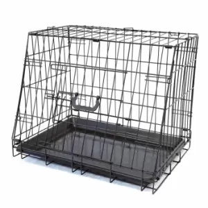 Image of Streetwize 24" Folding Slanted Dog Crate Small