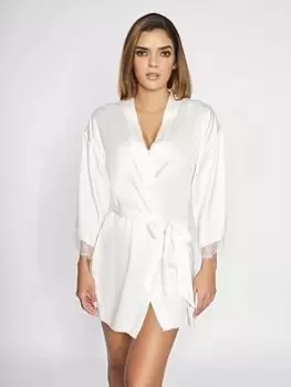 Image of Ann Summers Nightwear & Loungewear Cherryann Robe - White Size M Women