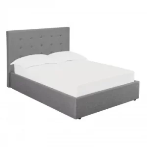 Image of Other Lucca Grey King Size Bed WOOD, FABRIC