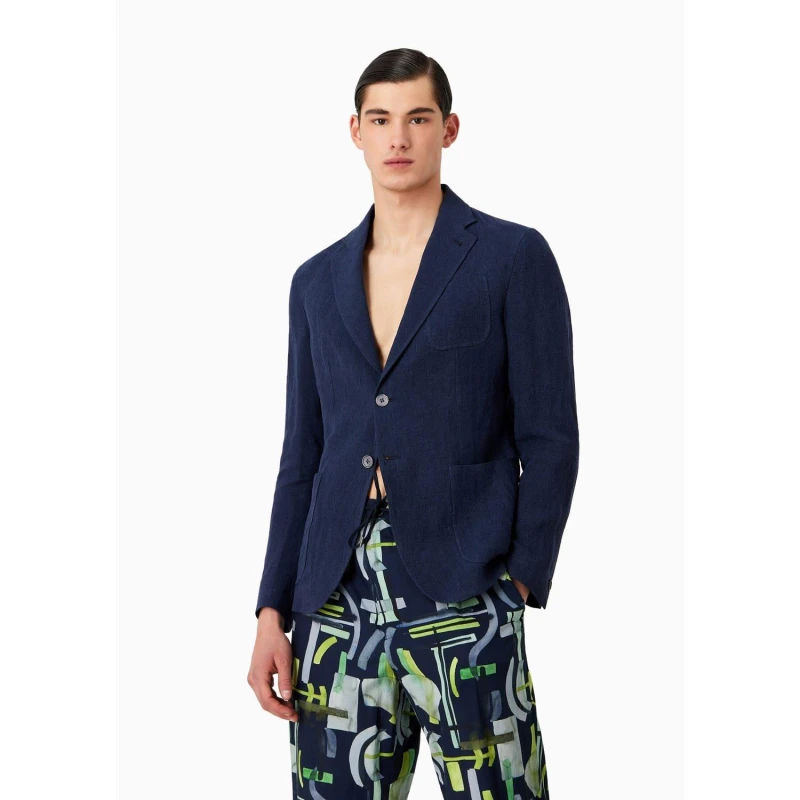 Image of Emporio Armani Blazer Suits 40R Blue 29838518390