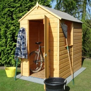 Image of Shire Shetland 4ft x6 ft Wooden Apex Garden Shed
