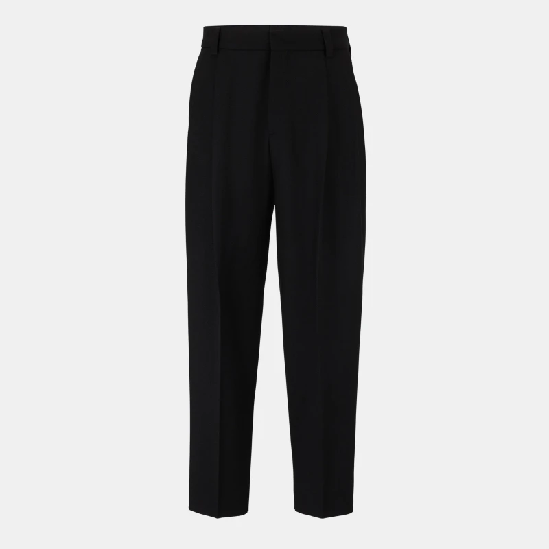 Image of Hugo Mens Straight Leg Trousers Black male 30W R