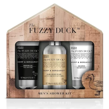 Image of Baylis & Harding Fuzzy Duck Mens Hemp & Bergamot Three Piece Set