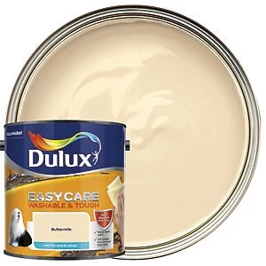 Image of Dulux Easycare Washable & Tough Buttermilk Matt Emulsion Paint 2.5L