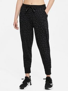 Image of Nike Training Dri Fit Get Fit Fleece Pants - Black Size M Women