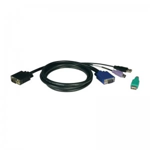 Image of Tripp Lite USB/PS2 Combo Cable Kit for NetController KVM Switches B040