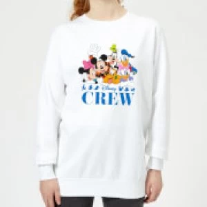 Image of Disney Crew Womens Sweatshirt - White