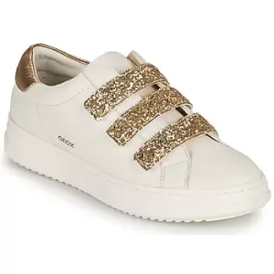 Image of Geox D PONTOISE C womens Shoes Trainers in White