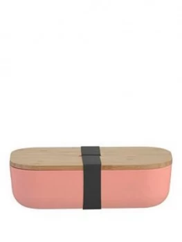 Image of Typhoon Pure Decorative Bamboo Fibre Lunch Box With Lid And Built-In Strap
