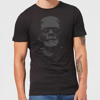 Image of Universal Monsters Frankenstein Black and White Mens T-Shirt - Black - 5XL