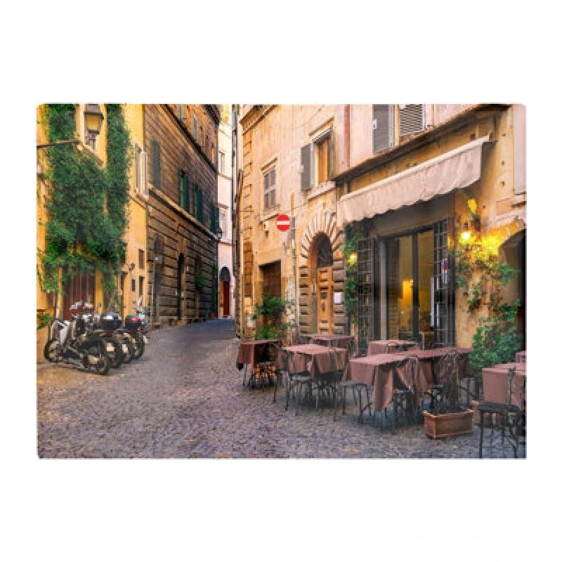 Image of Warren Reed Designer Cozy Rome Street Glass Chopping Board