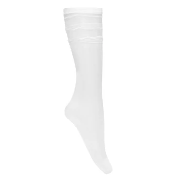 Image of Jonathan Aston Rouched Ankle Socks - White