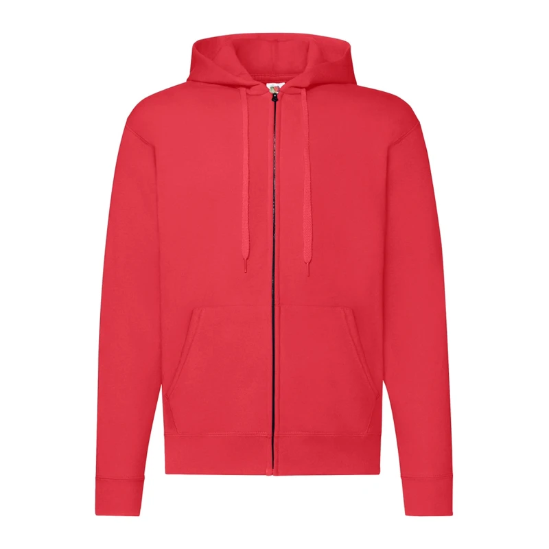 Image of Fruit of the Loom Mens Classic Hoodie in Red Size: Small Red Male S