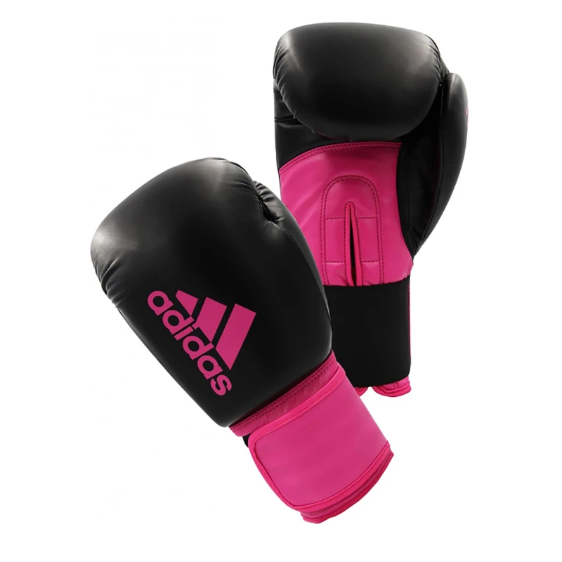 Image of adidas Hybrid 100 Boxing Gloves - Pink Pink 10oz
