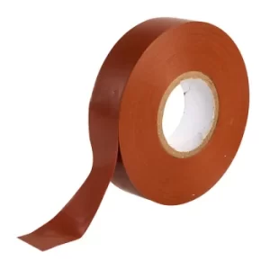Image of Ultratape Brown PVC Electrical Insulating Tape 19mm x 33m