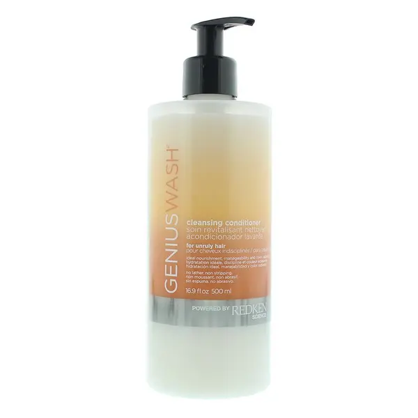 Image of Redken Genius Wash Cleansing For Unruly Hair Conditioner 500ml