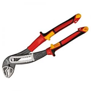 Image of Milwaukee Water Pump Plier 4932464574 Chrome Vanadium Steel Grey, Red