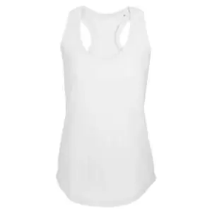 Image of SOLS Womens/Ladies Moka Plain Sleeveless Tank Top (S) (White)