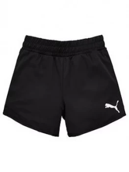 Image of Puma Girls Active Shorts - Black