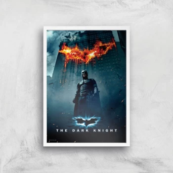 Image of The Dark Knight Giclee Art Print - A2 - White Frame