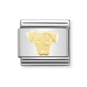 Image of Nomination Classic Gold Jack Russell Charm