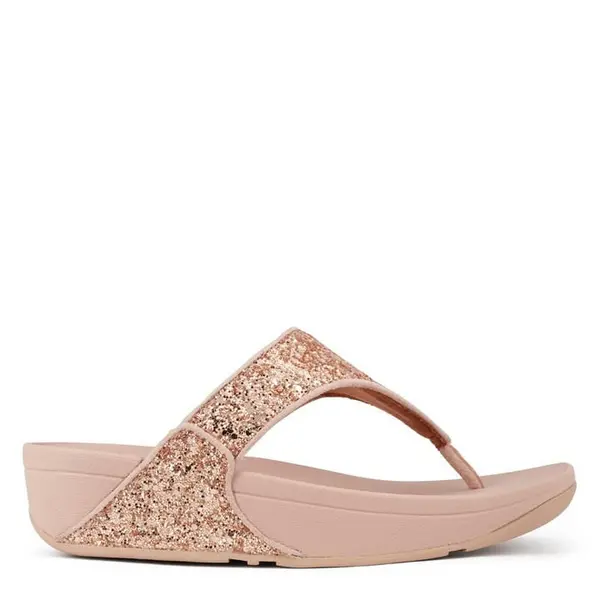 Image of Fitflop Lulu Glitter Sandals - Gold 4