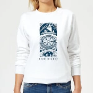 Image of Moana Star Reader Womens Sweatshirt - White - M