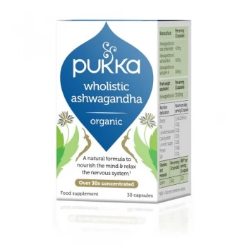 Image of Pukka Wholistic Ashwagandha x30
