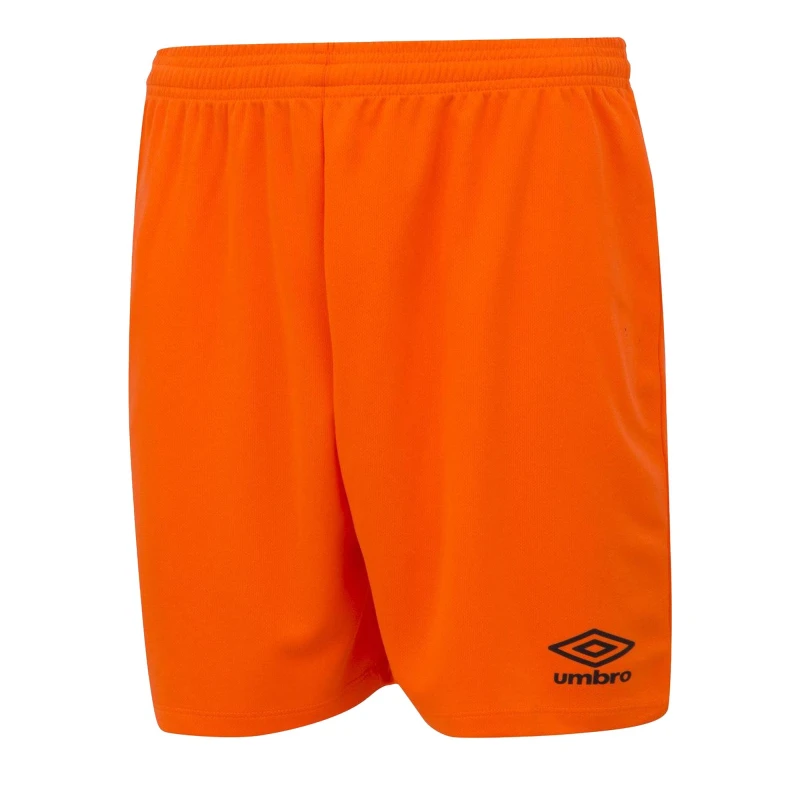 Image of Umbro Club II Shorts in Orange Size: 13 Years Orange Unisex 13 Years